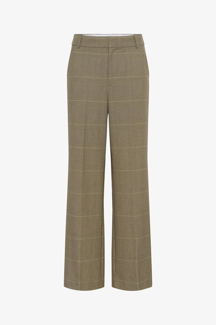 GZevaldi MW pants - Pale khaki check