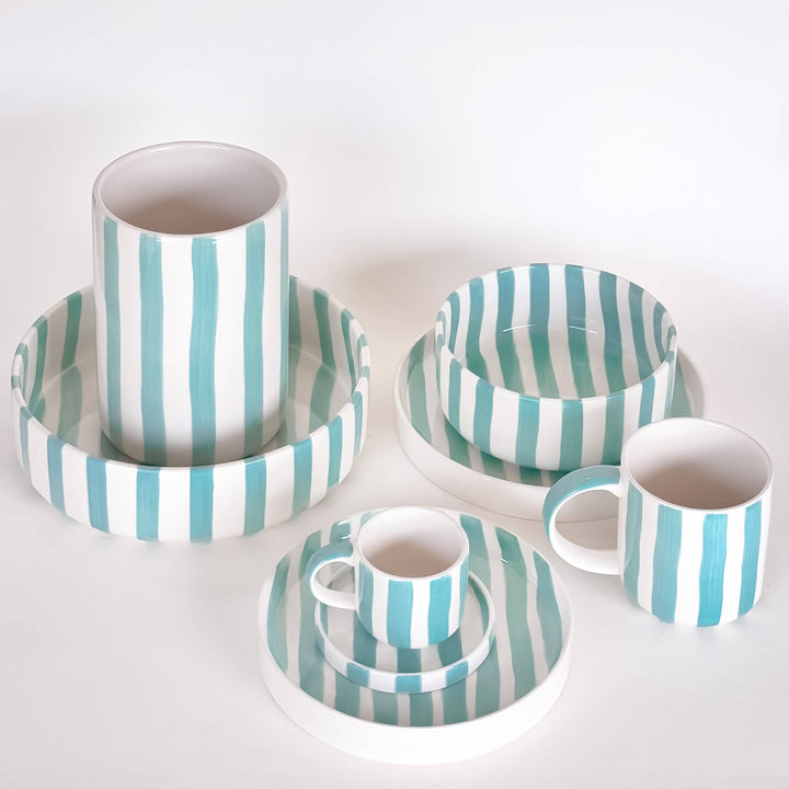 Stripes Kopp - amalfi mint