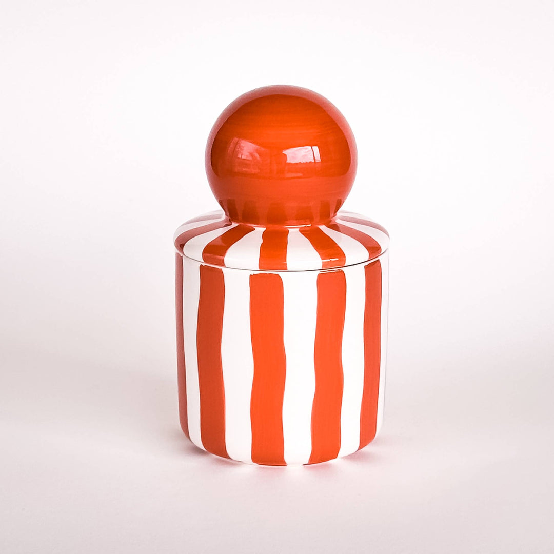Lys i krukke - Cotto orange