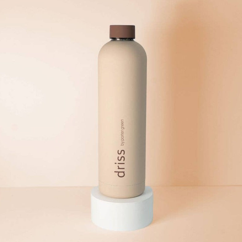 Insulated Stainless Steel Water Bottle - Latte +Donkey 1L