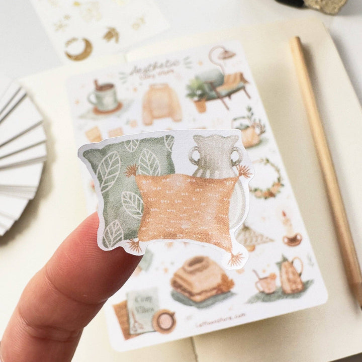 Aesthetic Cozy Vibes | Klistremerker