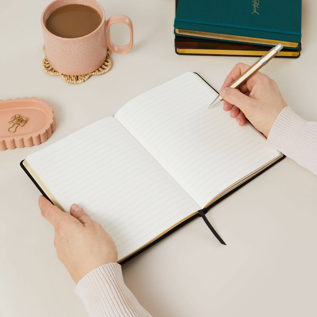 Luxury Notebook / Journal - Black (Cloth)