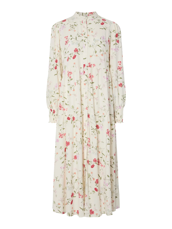 Yasasina Ls Long Dress S. Noos - Pristine Botalia