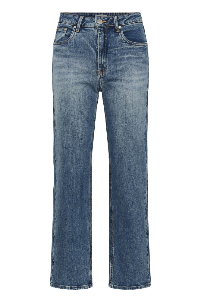 GZjade HW straight jeans NOOS - Washed mid blue