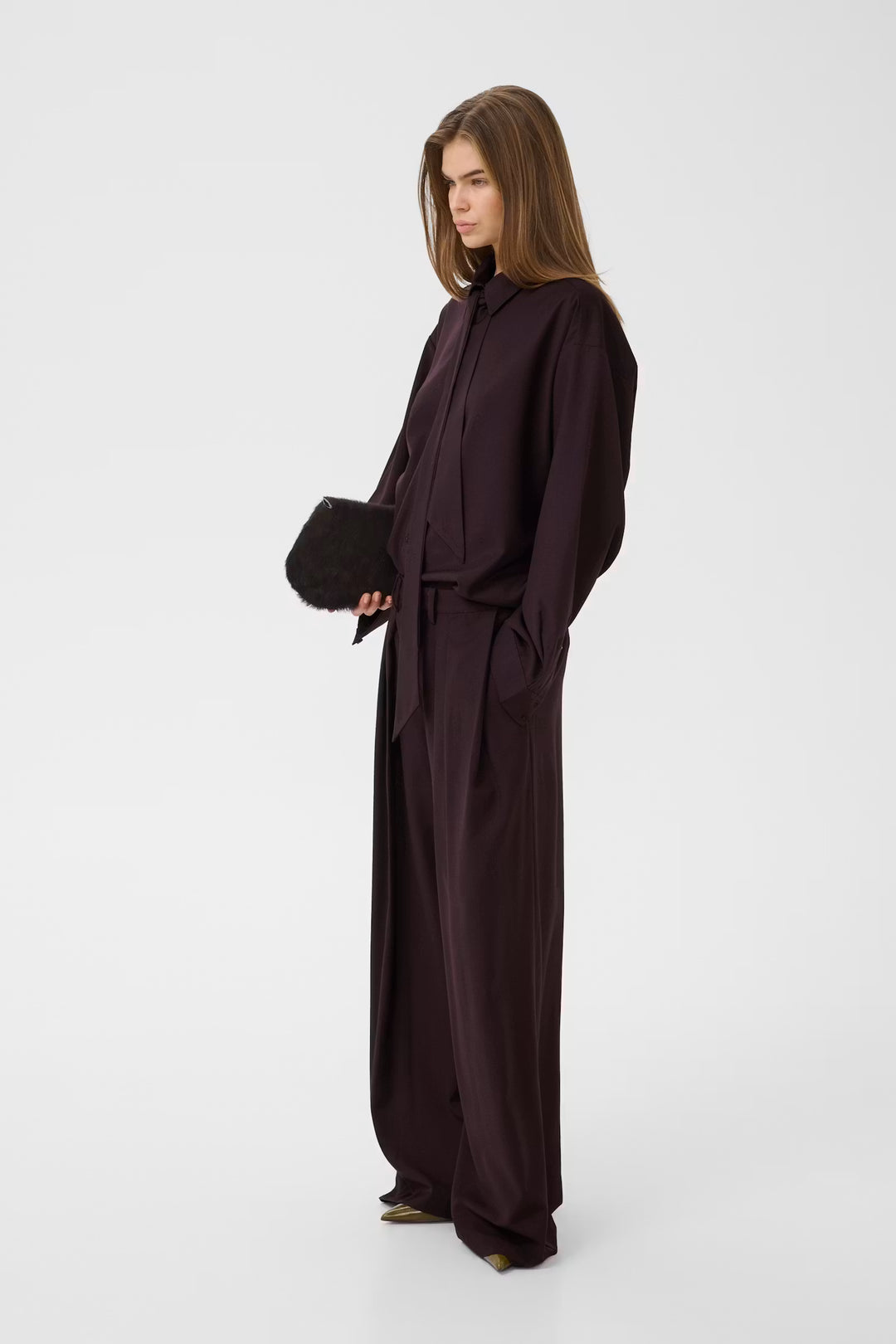 GZschany MW pants - Deep plum