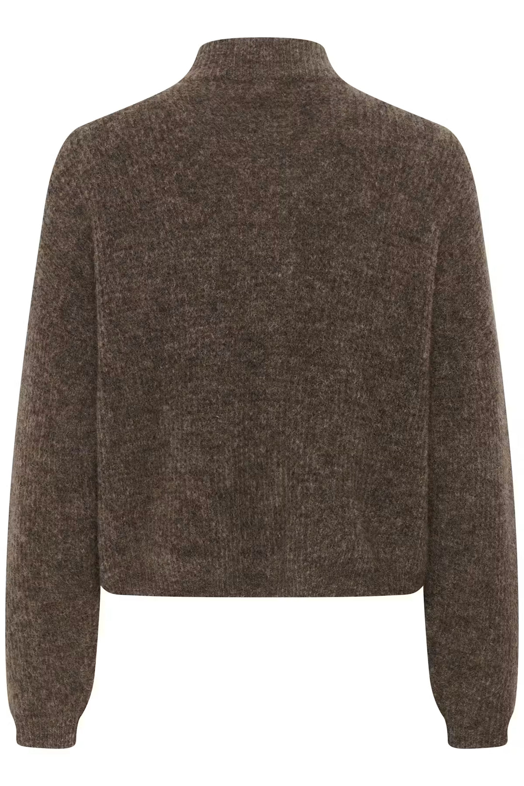 Alphagz Short Cardigan Noos - Chestnut Melange