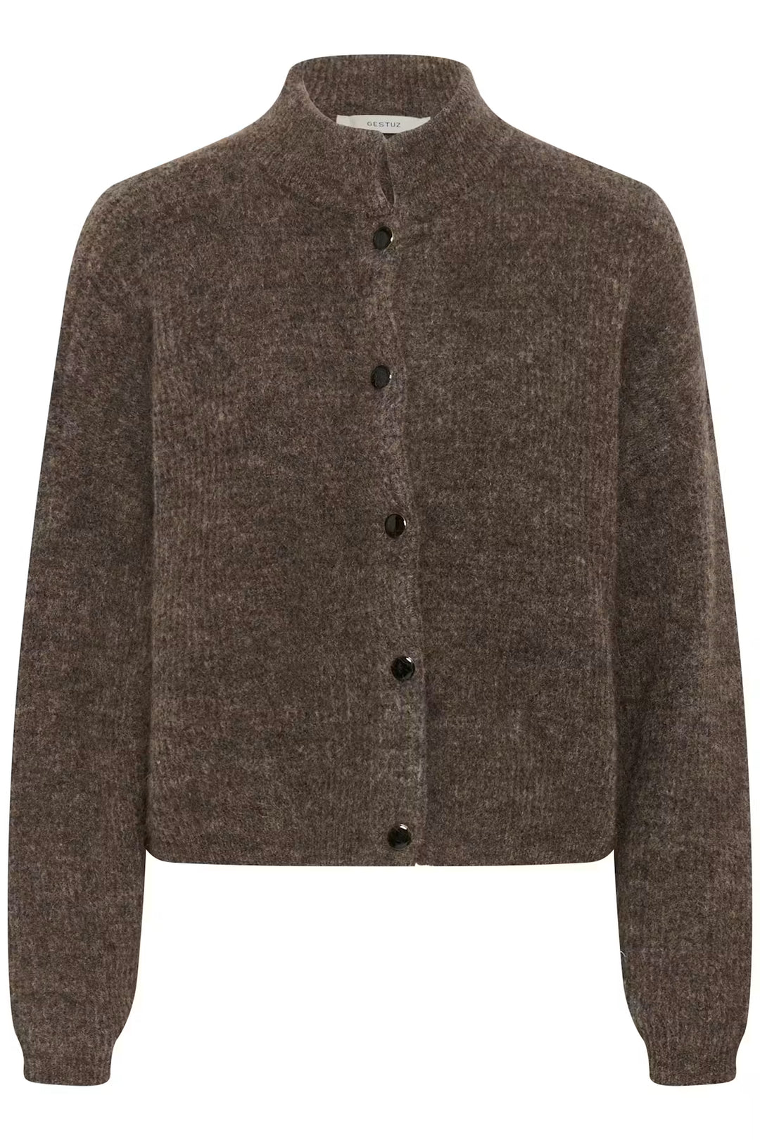 Alphagz Short Cardigan Noos - Chestnut Melange