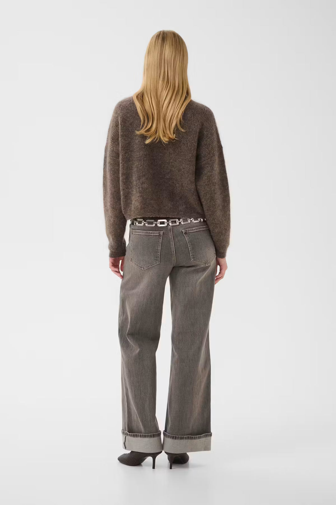 Alphagz Short Cardigan Noos - Chestnut Melange