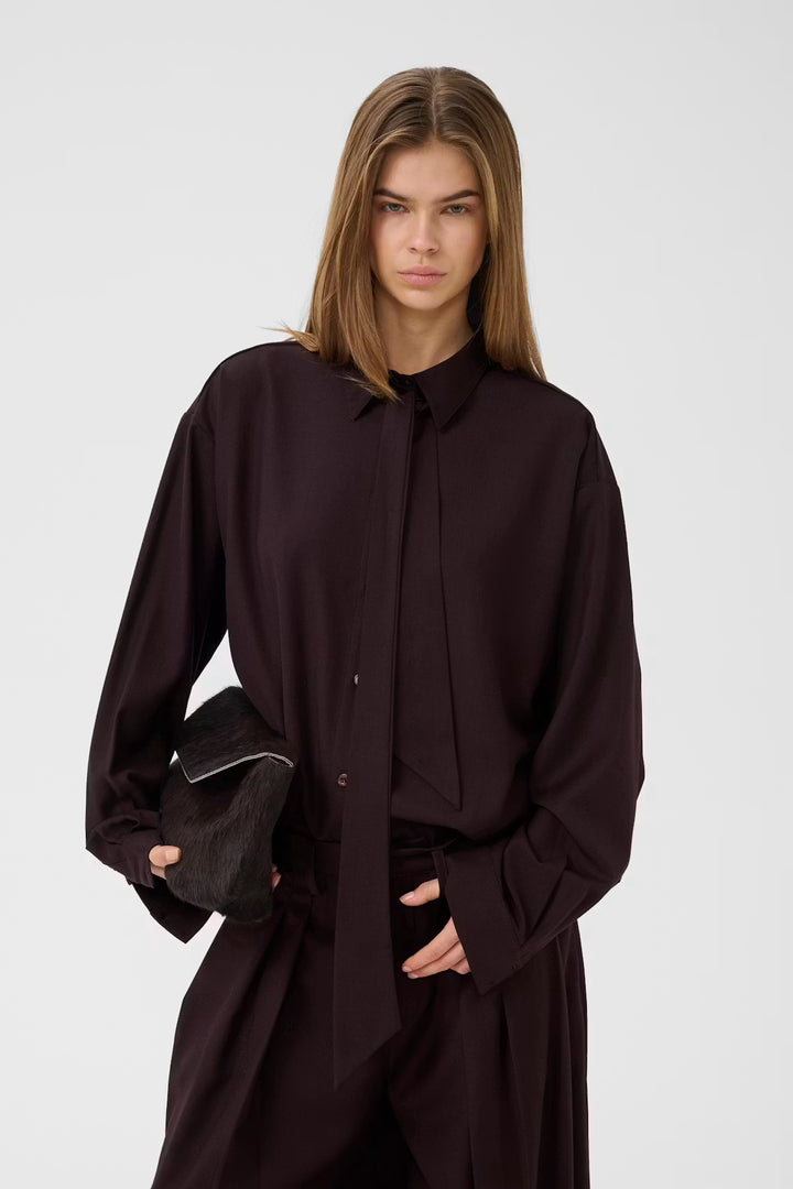 GZschany shirt - Deep plum
