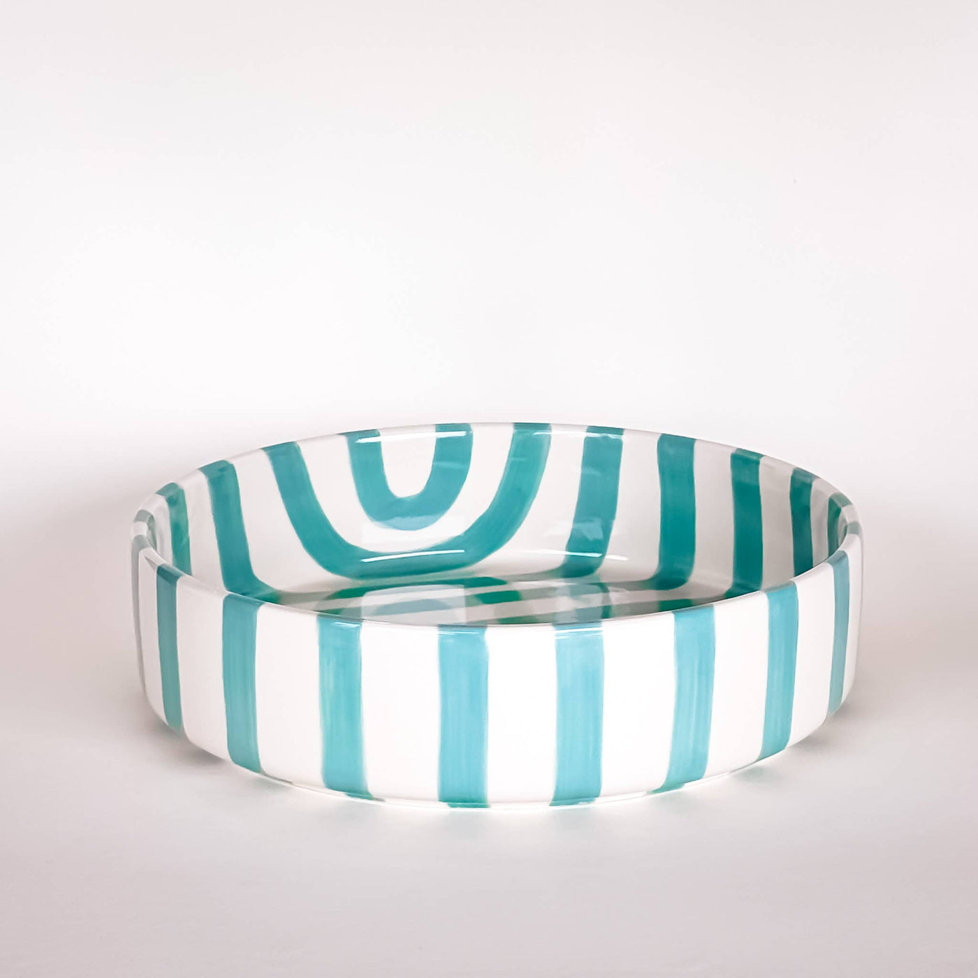 Large bowl Stripes - amalfi mint