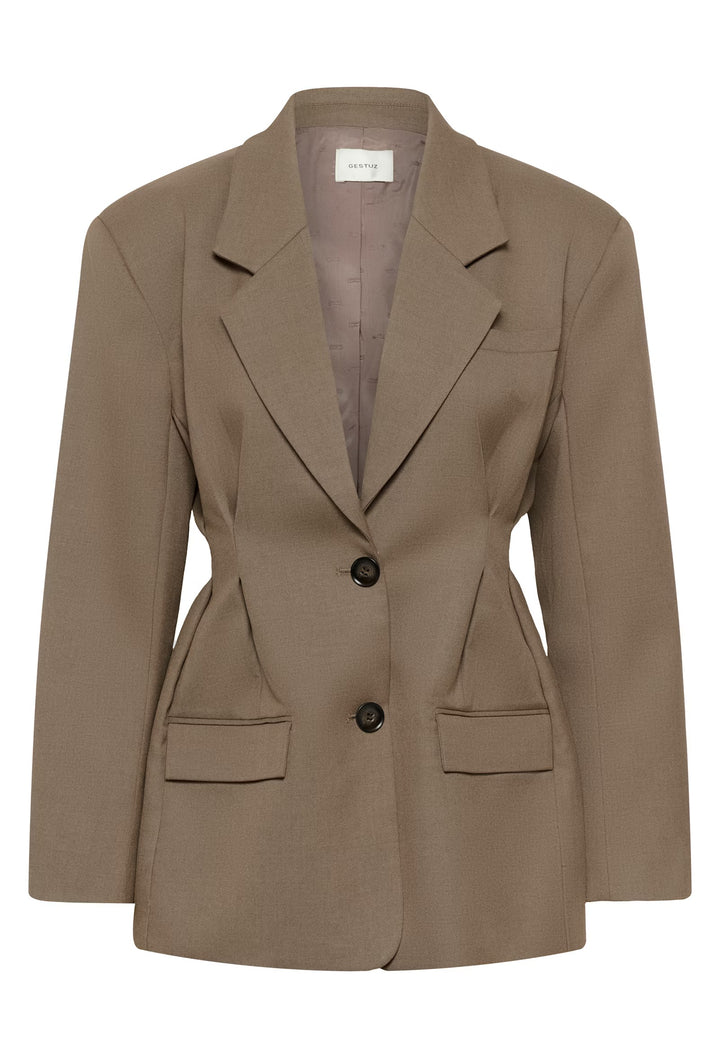 GZpaula waist blazer - Dark timberwolf melange