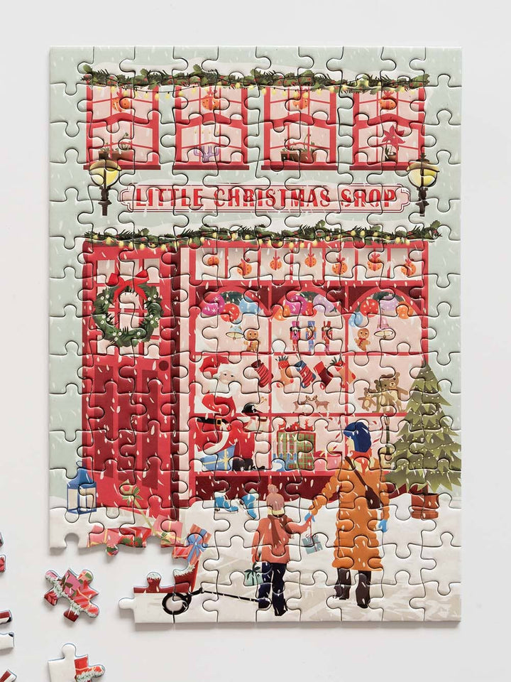 LITTLE CHRISTMAS SHOP - Puslespill med 150 brikker