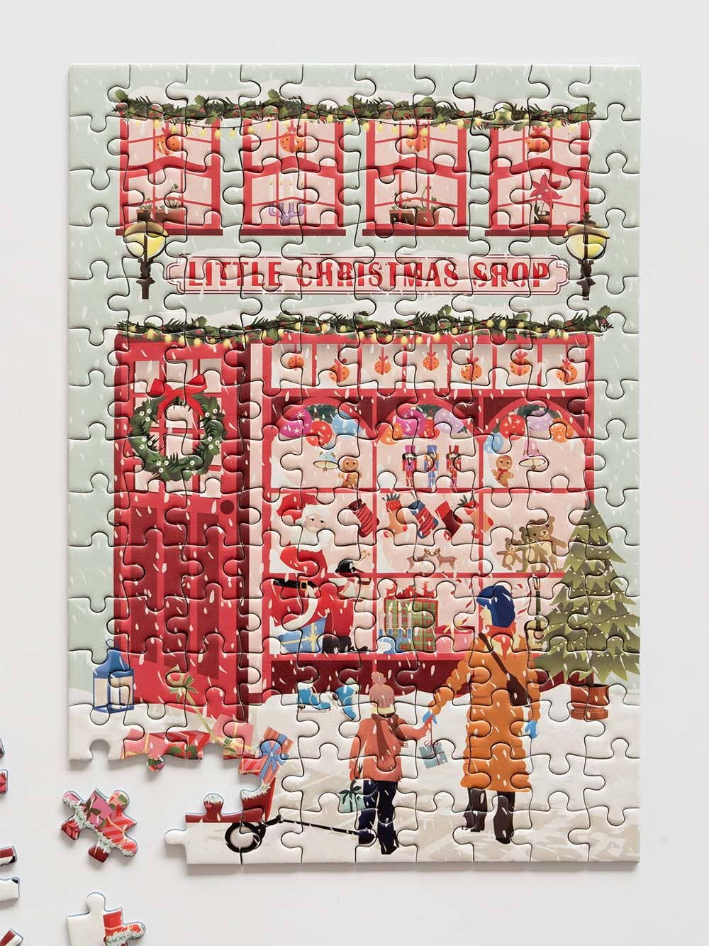 LITTLE CHRISTMAS SHOP - Puslespill med 150 brikker