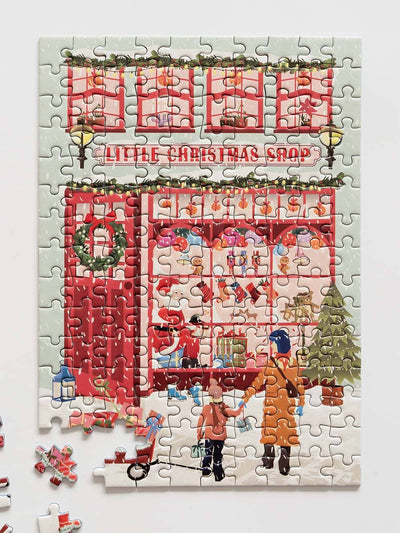 LITTLE CHRISTMAS SHOP - Puslespill med 150 brikker