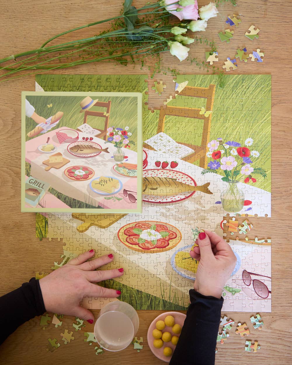 SUMMER TABLE &amp; ME - Puslespill med 500 brikker