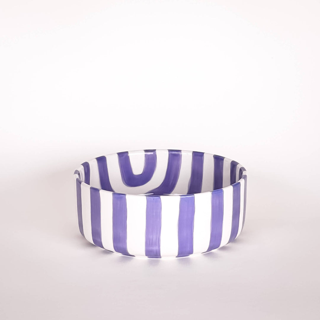 Stripes Bolle - palazzo purple