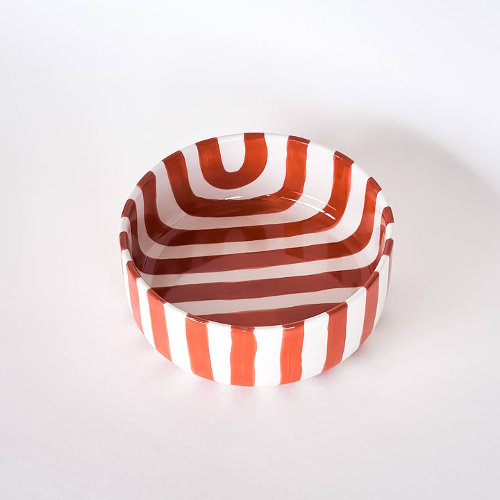 Stripes bolle - Cotto orange
