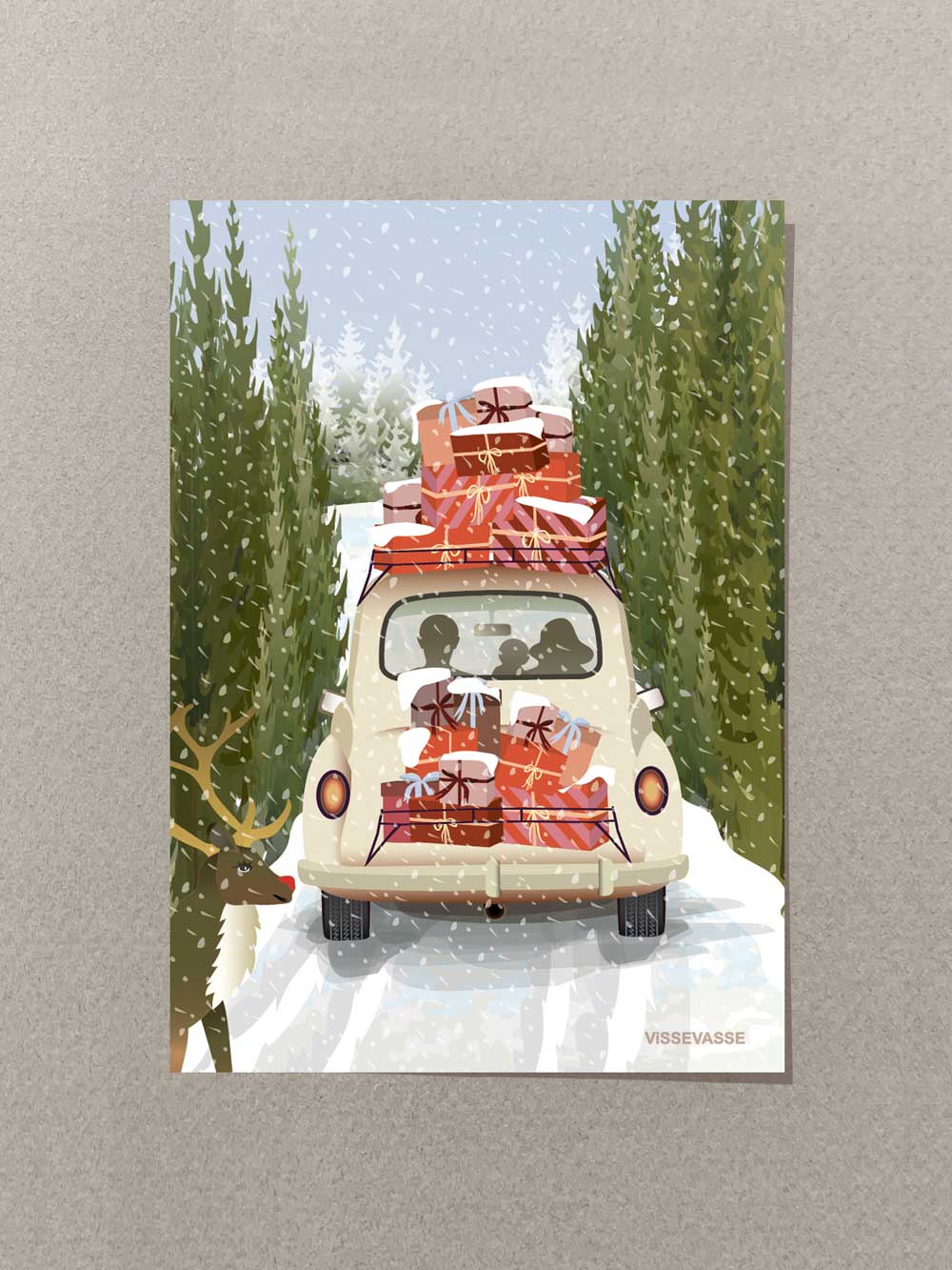 All Packed for christmas - Lite julekort