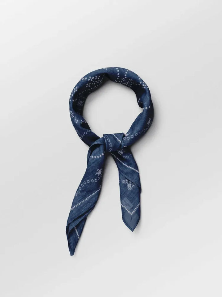 Anglaisia Cotta Scarf - Navy Blue