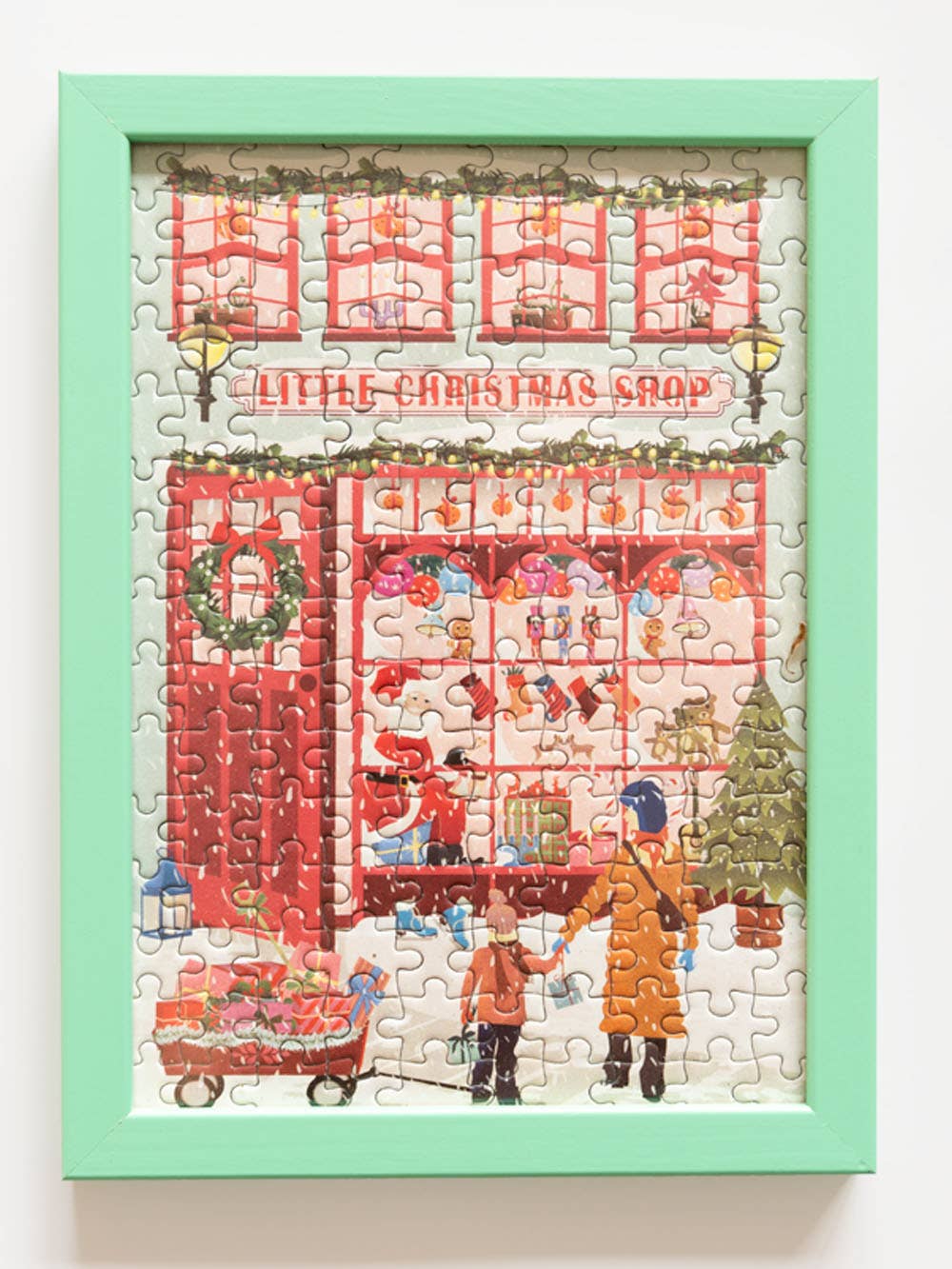 LITTLE CHRISTMAS SHOP - Puslespill med 150 brikker