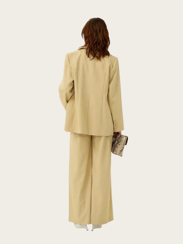 GZstacy blazer - Pale hay melange