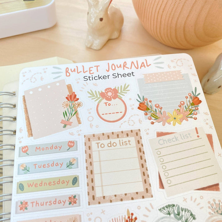 Flower - Bullet Journal Essentials | Klistremerker