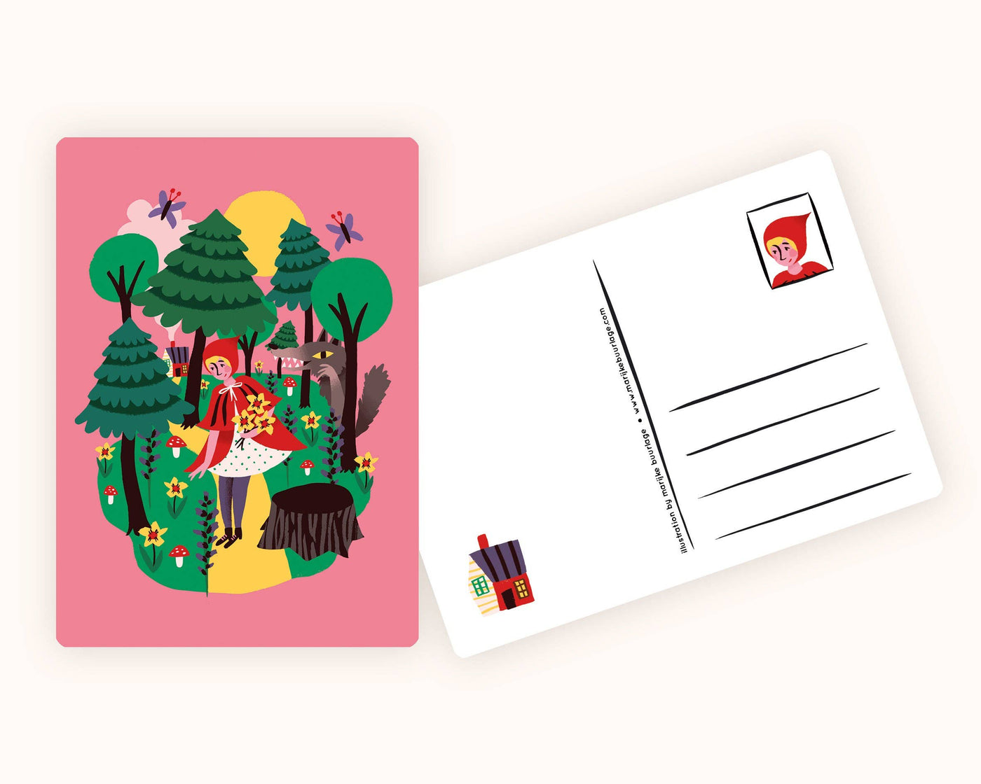 Red Riding Hood - Postkort