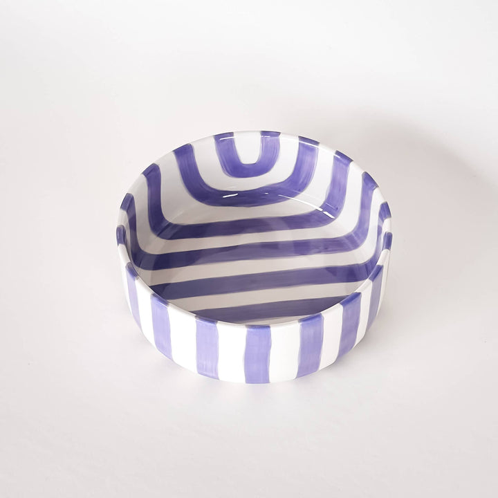 Stripes Bolle - palazzo purple