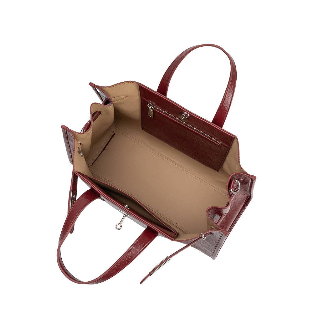 Sutton Burgundy - Tote bag