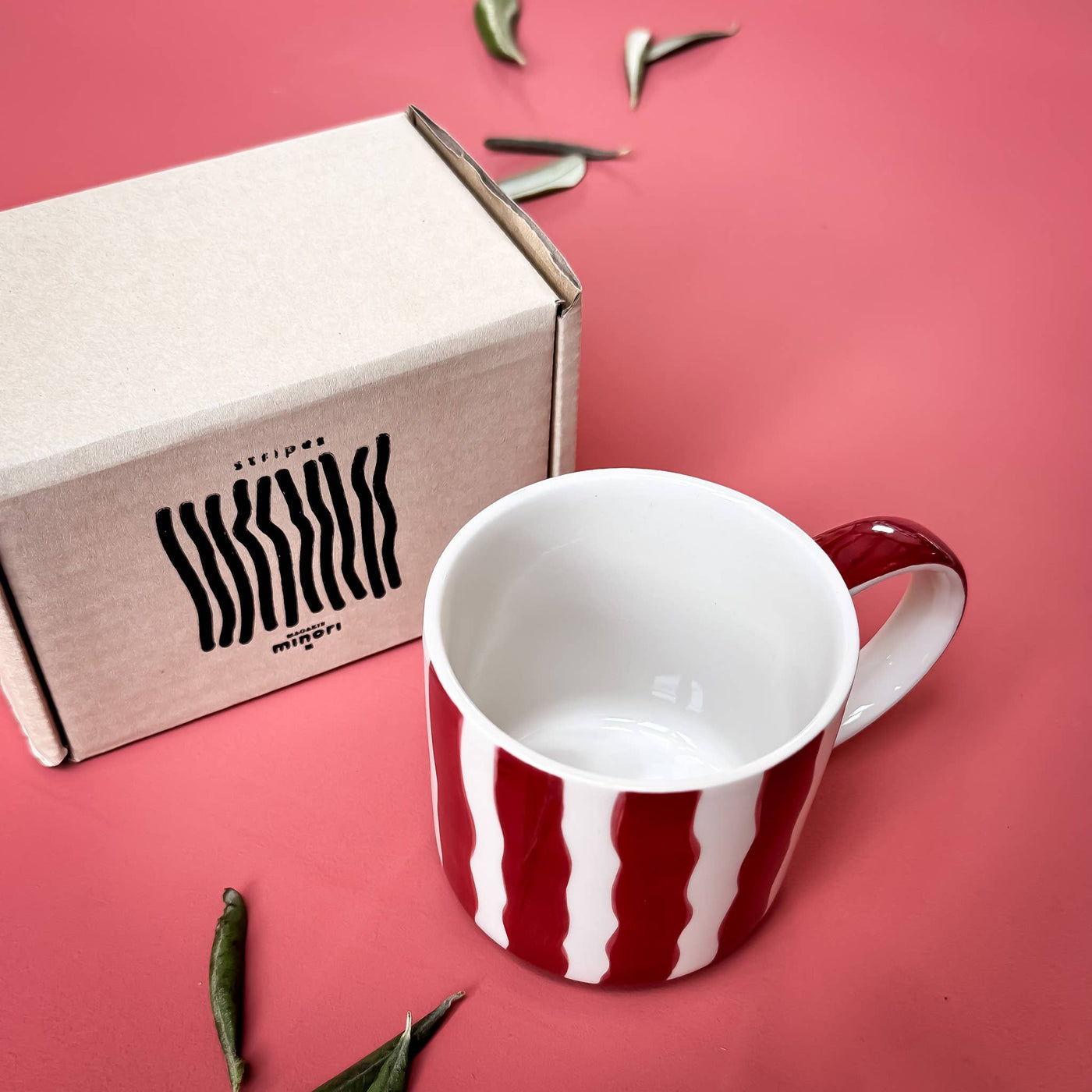 Stripes Kopp - Tramonto Red