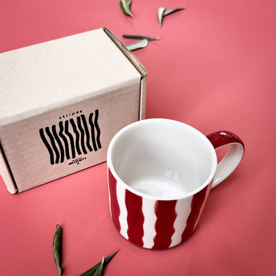 Stripes Kopp - Tramonto Red