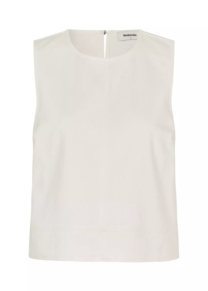 Naomamd solid top, Top - Soft White