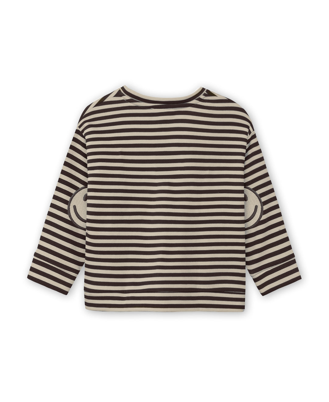 Alvin Ls Stripe Sweatshirt - Coffee Bean / Sandshell