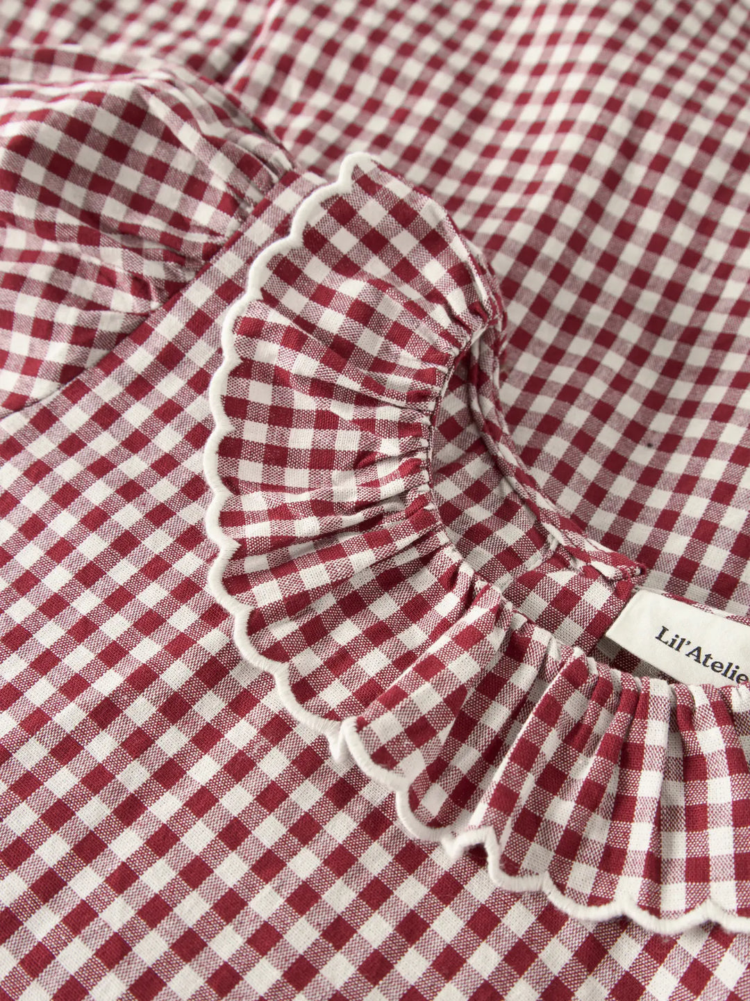 Nmfroanne Ls Loose Dress Lil - Biking Red