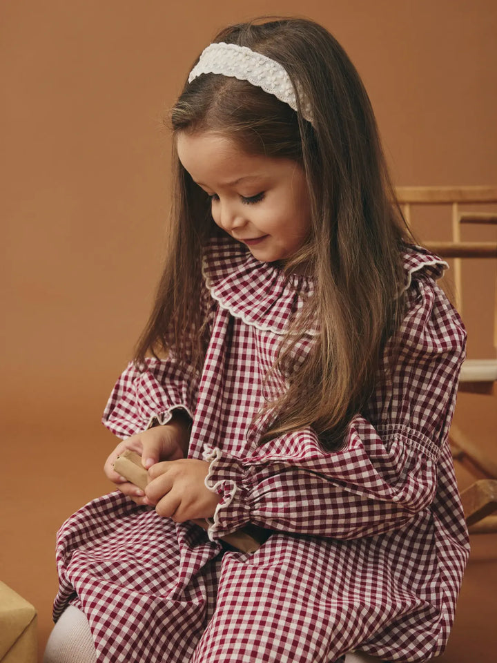 Nmfroanne Ls Loose Dress Lil - Biking Red