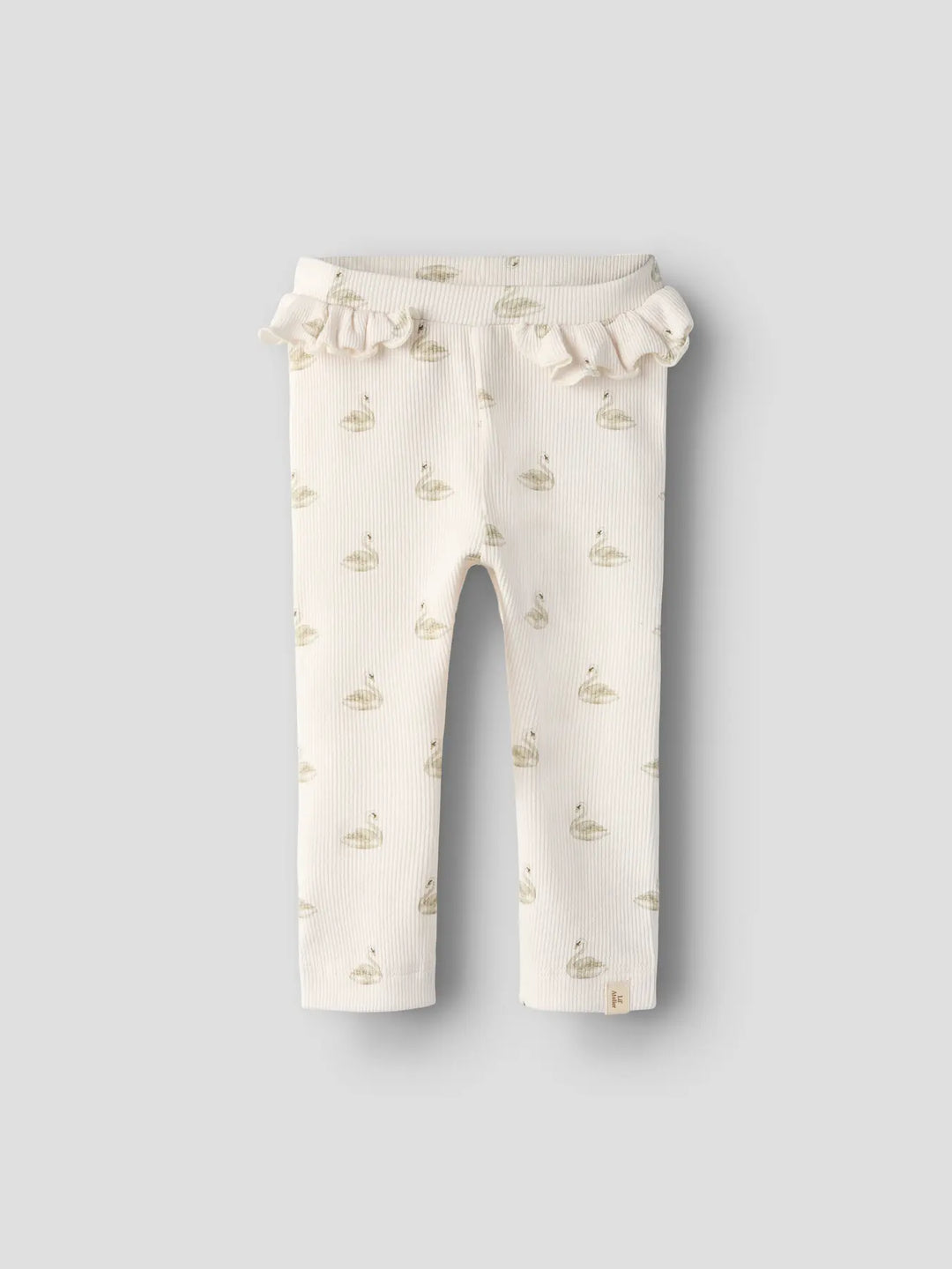 Nbfgavo Efi Slim Legging Lil Noos - Pastel Parchment Swan
