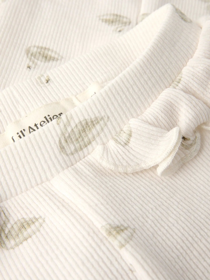 Nbfgavo Efi Slim Legging Lil Noos - Pastel Parchment Swan