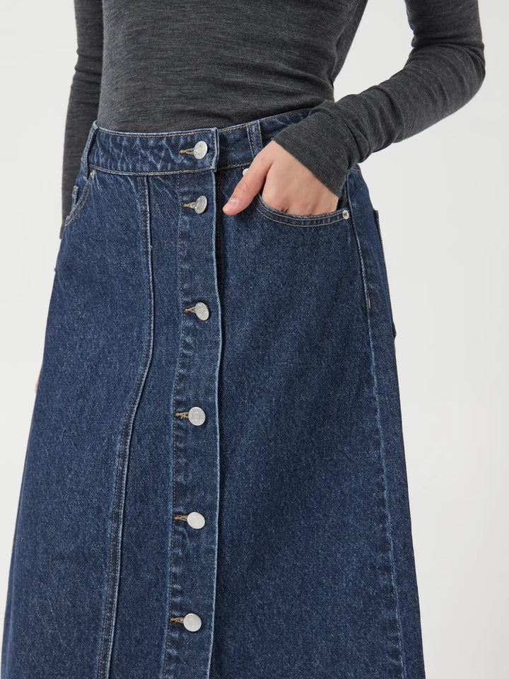 Yassorina mw long denim skirt s.