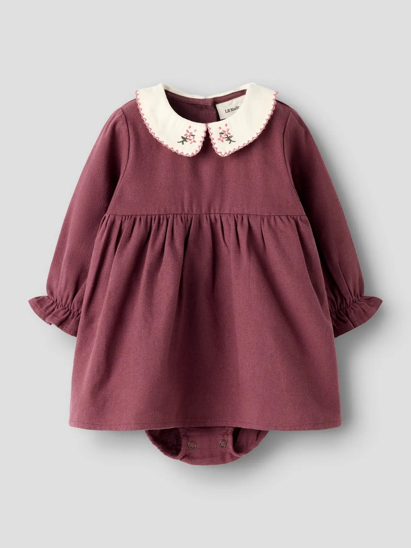Nbfrebel Ls Body Dress Solid Lil - Catawba Grape