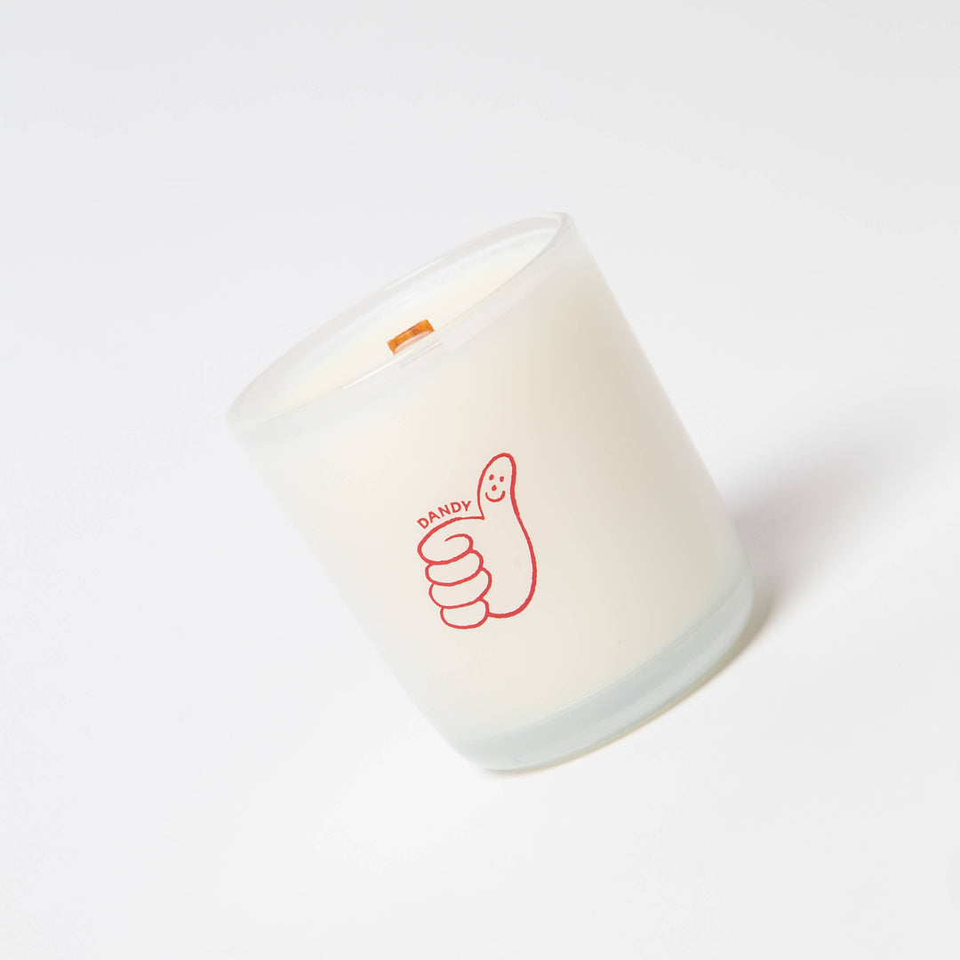 Dandy - Mahogany, Firewood &amp; Pine - Coconut Soy Candle