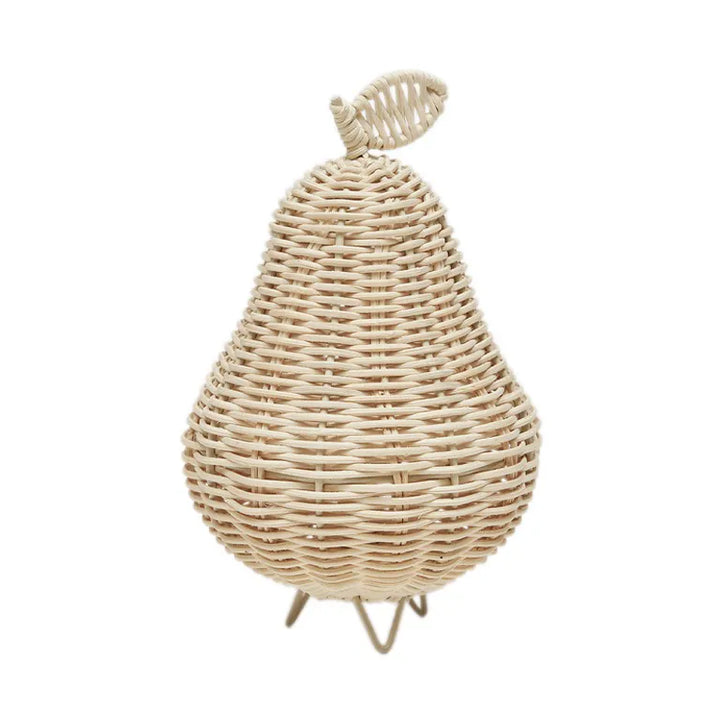 Nature Pear Rattan Night Light