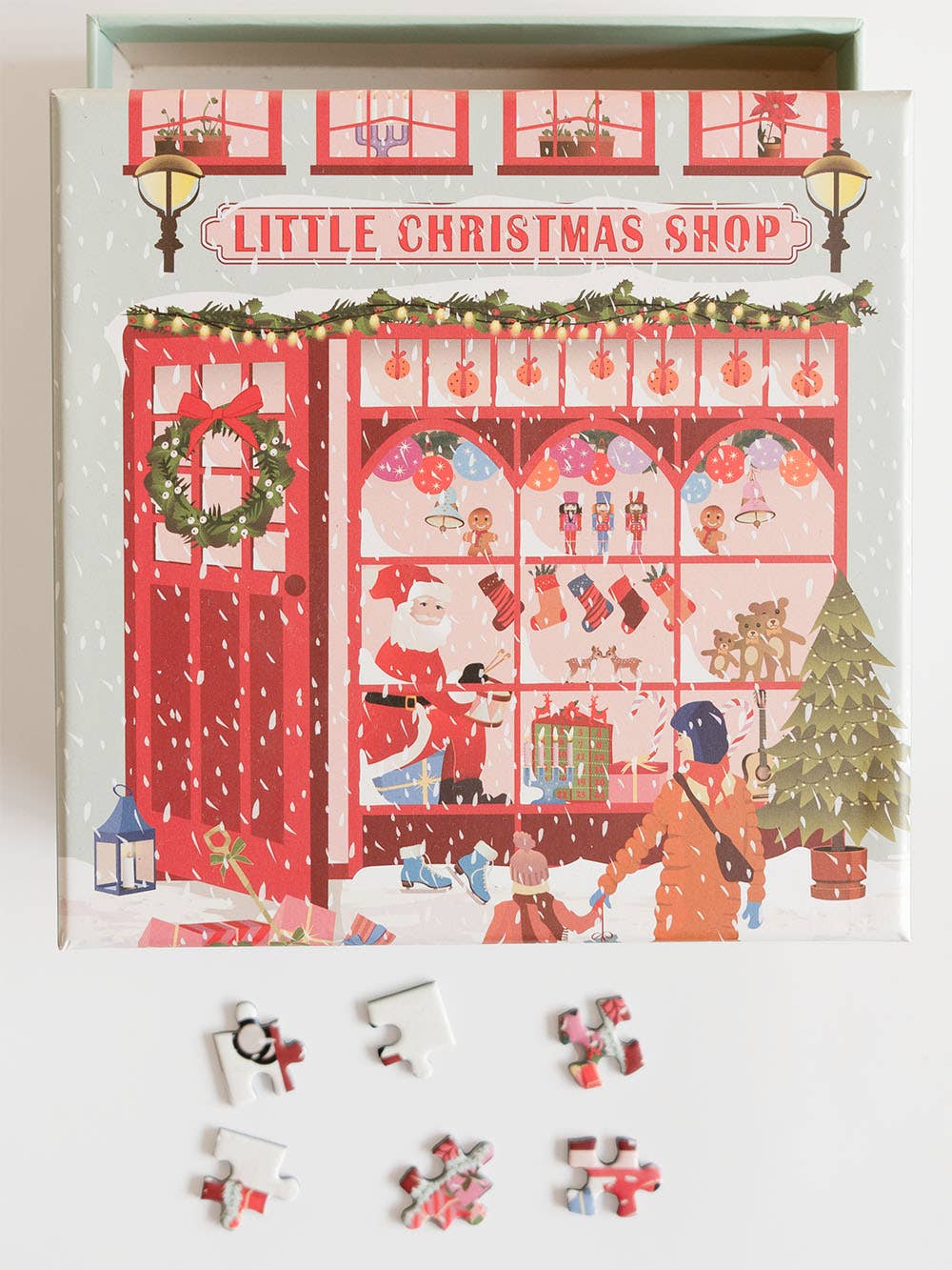 LITTLE CHRISTMAS SHOP - Puslespill med 150 brikker