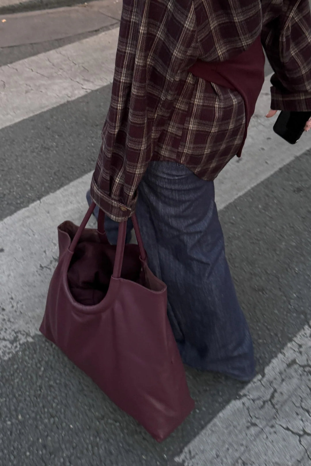 Laberta Bag Real Leather - Burgundy
