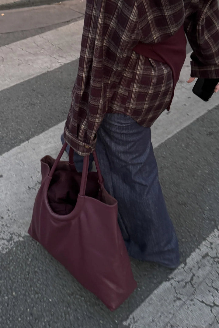 Laberta Bag Real Leather - Burgundy