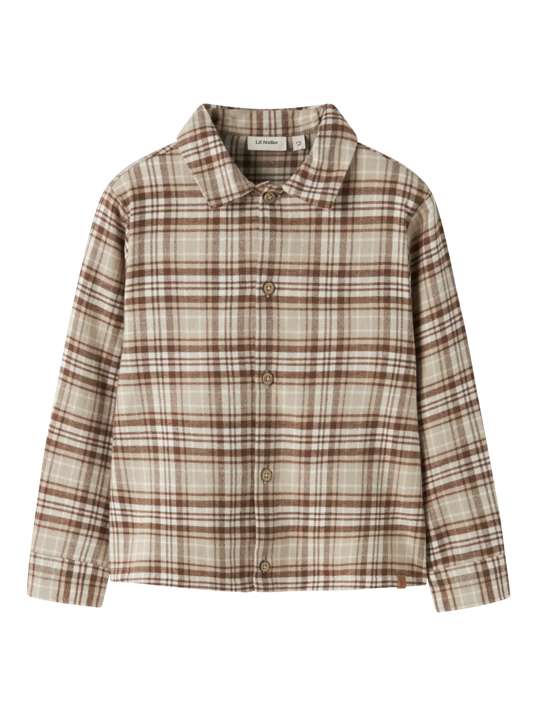 Nmmrenrik Ls Loose Shirt Lil - White Pepper