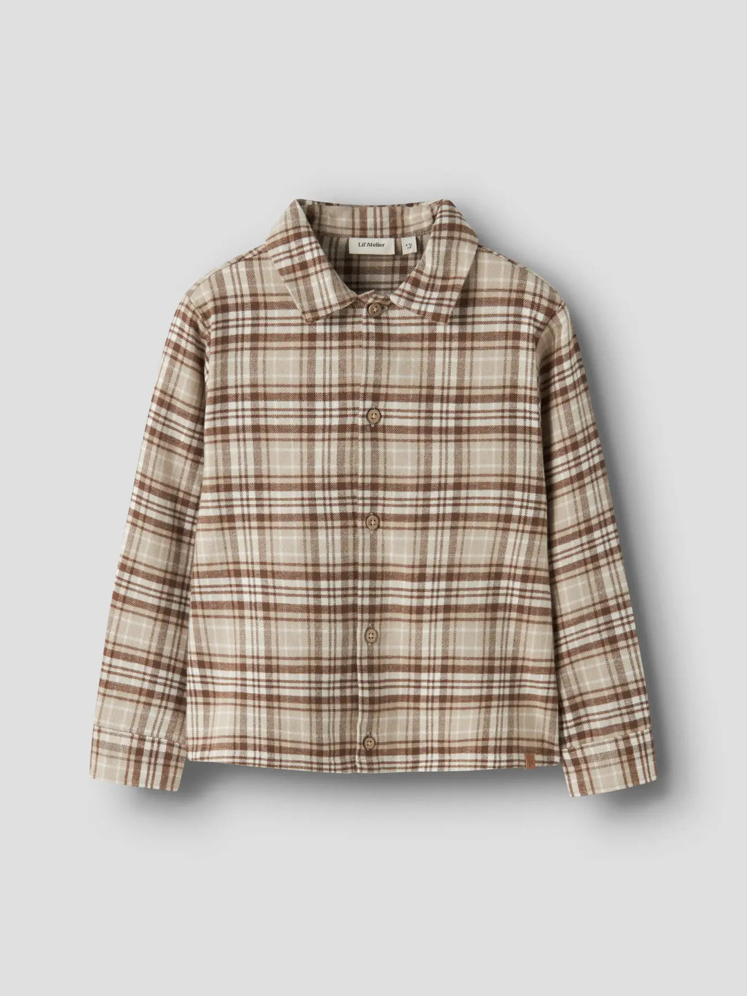 Nmmrenrik Ls Loose Shirt Lil - White Pepper