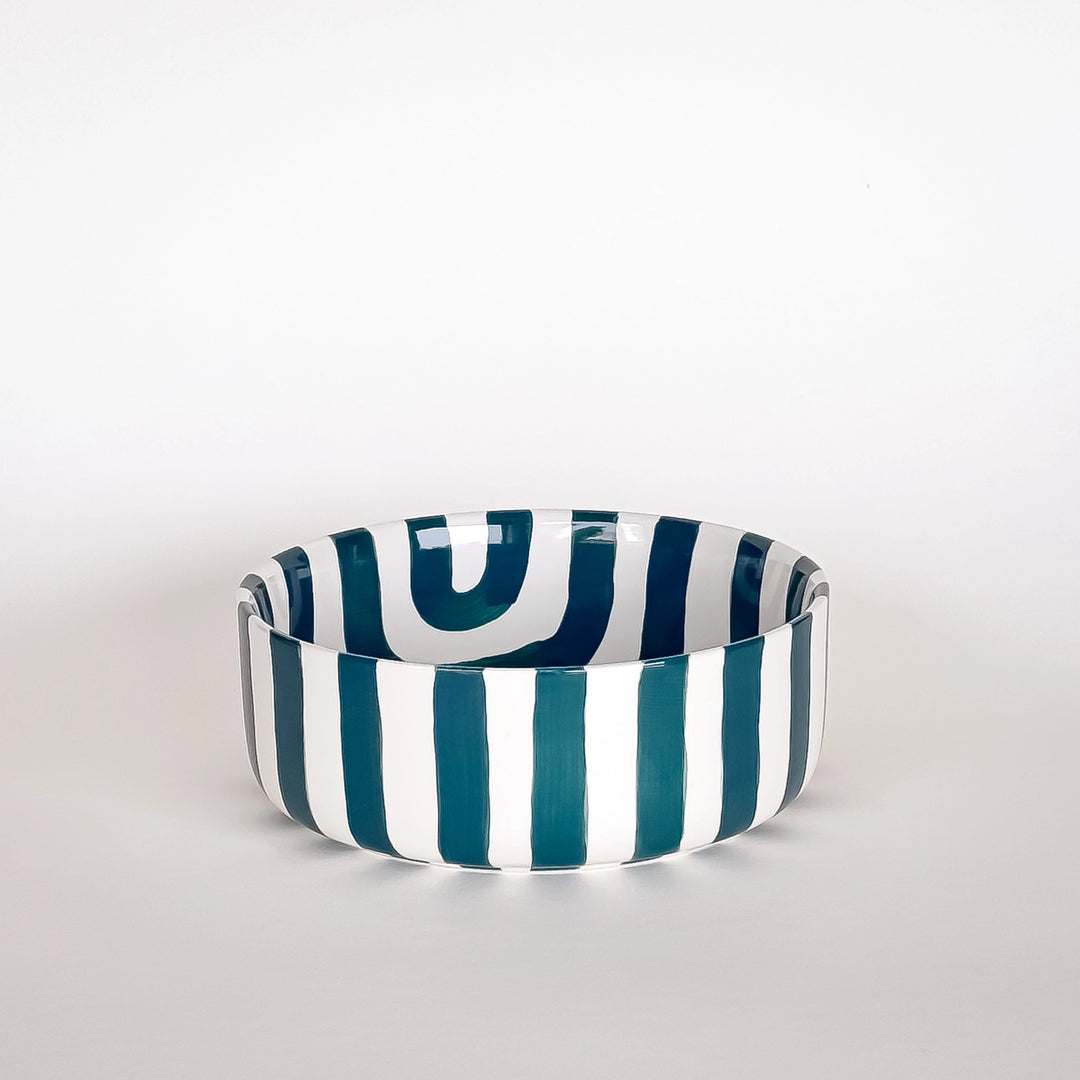 Stripes bolle - gentle green