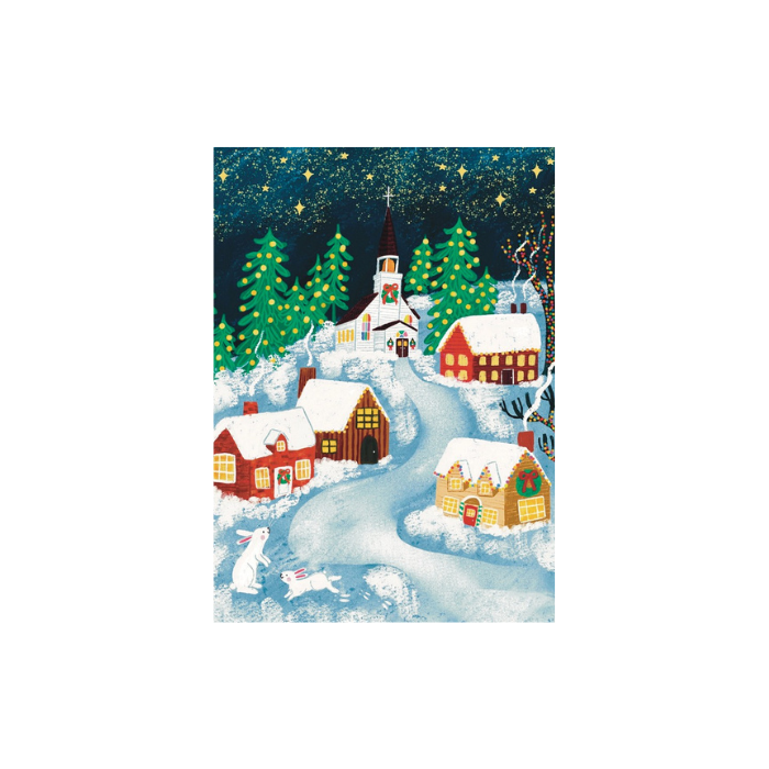 Festive Village - Puslespill med 99 brikker