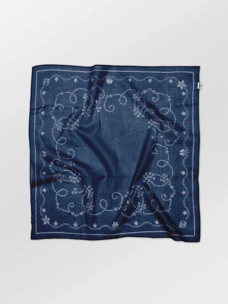 Anglaisia Cotta Scarf - Navy Blue