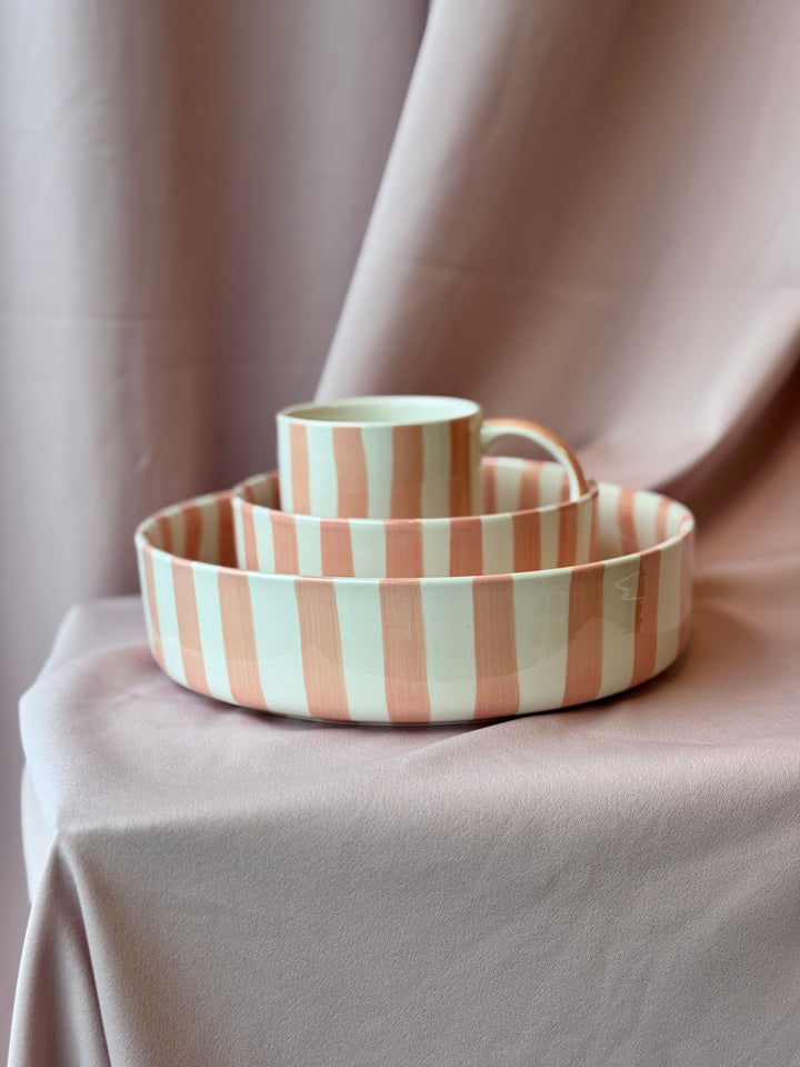 Stripes bolle - incanto rose